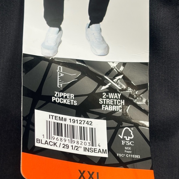 NEW Spyder Active Black Gray Sweatpants Joggers XXL - Picture 7 of 12